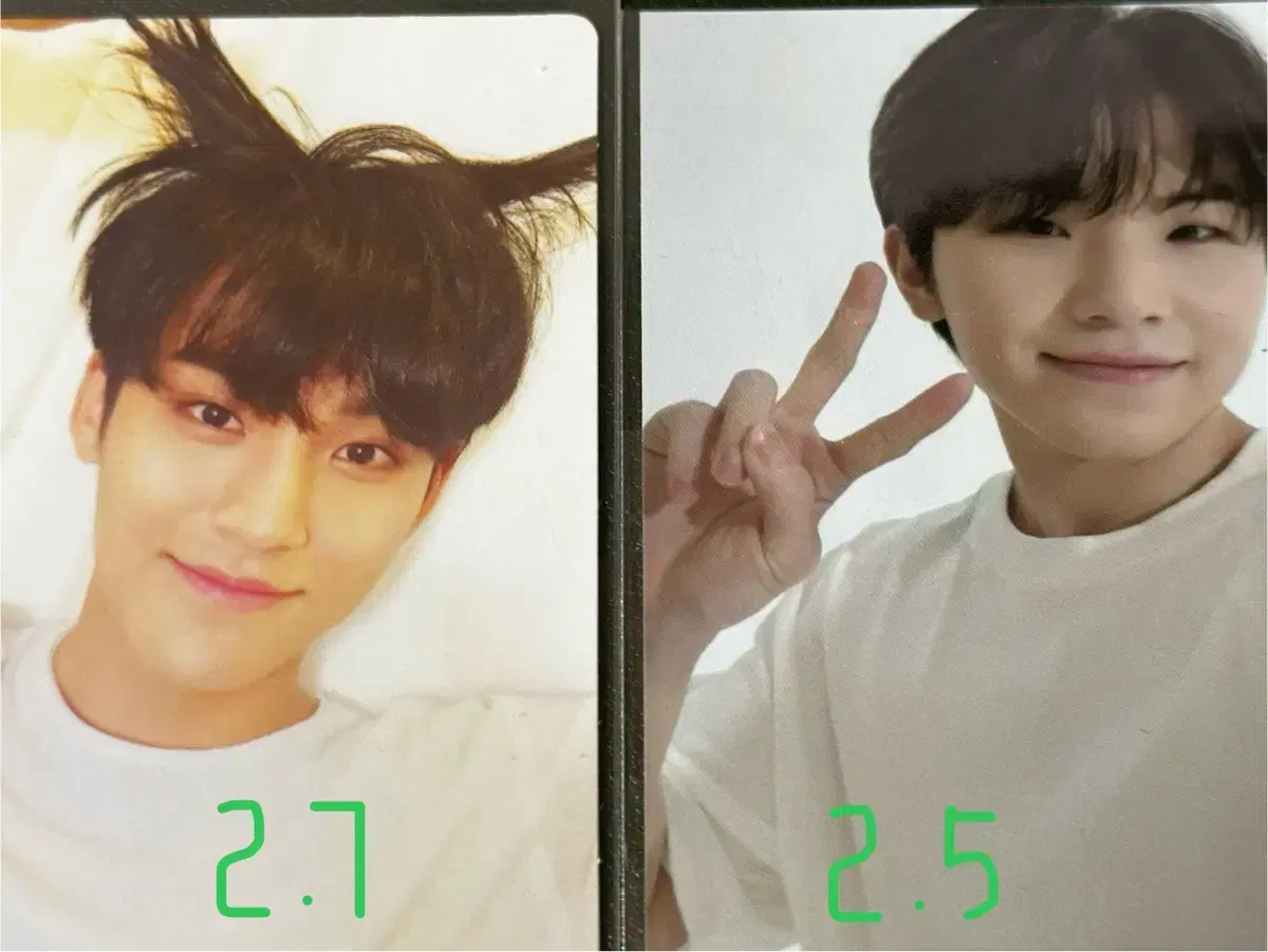 세븐틴 민규 박화밍 우지 6주년 팬던트 포카